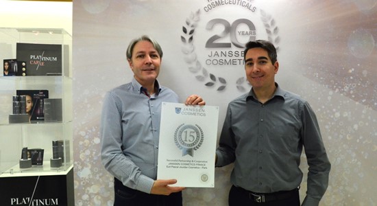 15 Jahre Partnerschaft von Pascal Jourdan und Janssen Cosmetics
