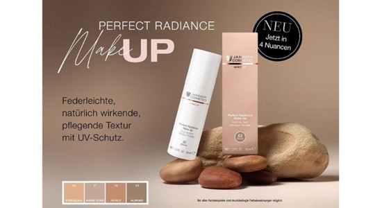 Jetzt neu: Das Perfect Radiance Make Up in vier verschiedenen Nuancen!